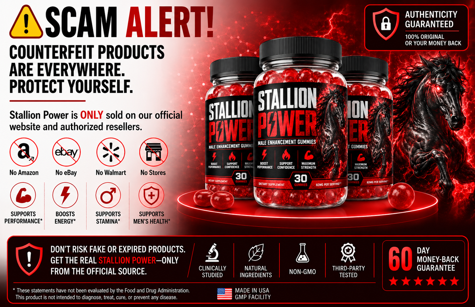 Stallion Power scam alert: how to check you are buying the real product