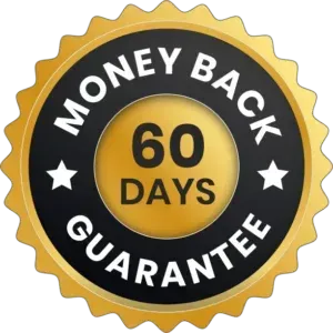 60 day money back guarantee seal